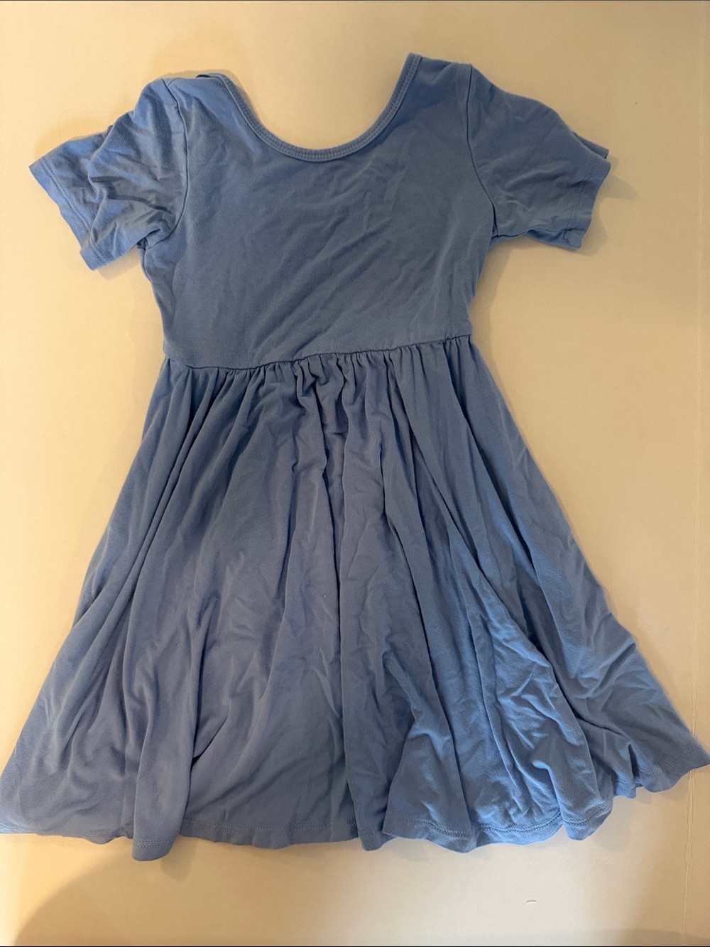 Kyte BABY Sky Blue Short Sleeve Twirl Dress